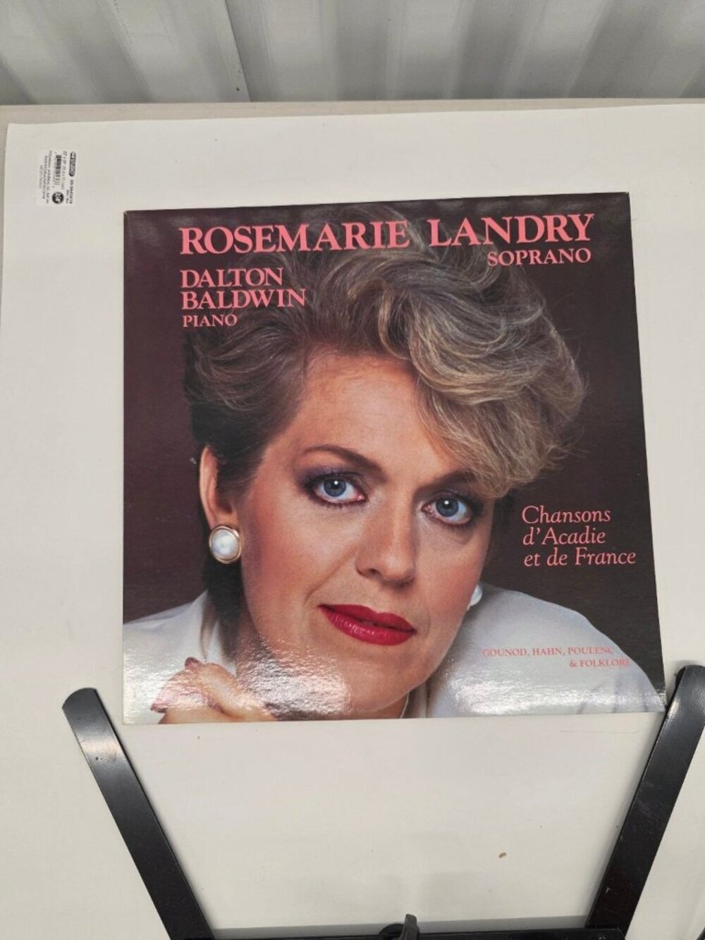 Rosemarie Landry – Chansons d'Acadie et de France LP 1985 Fanfare Classical 33